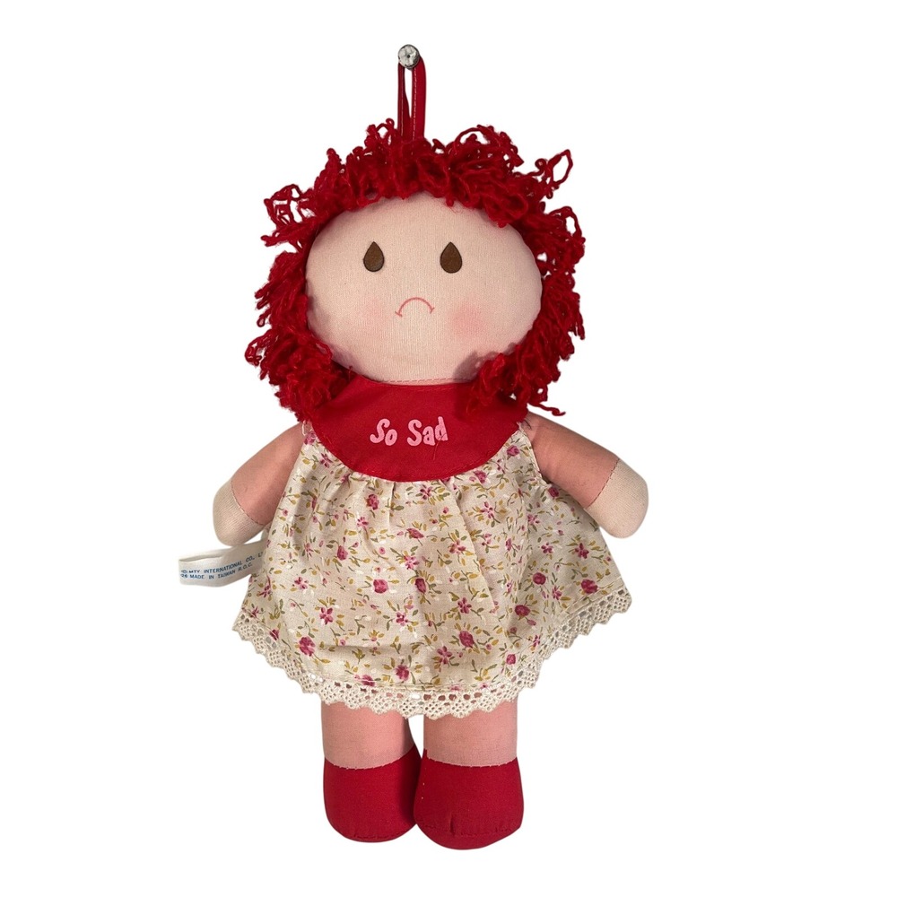 Vintage 80s MTY International Reversible Mood Doll | Topsy Turvy Happy Sad Toy